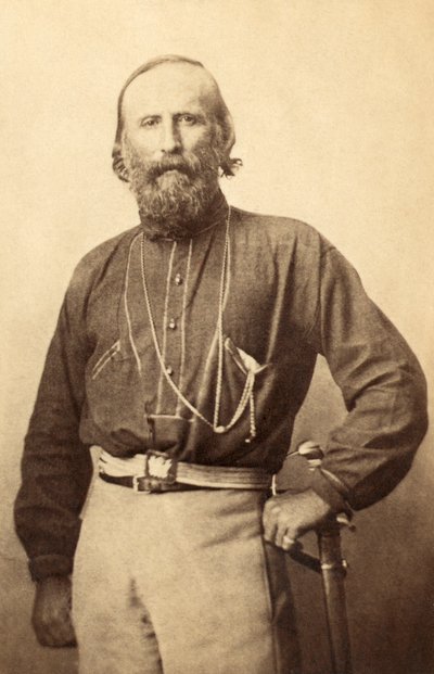 Giuseppe Garibaldi, from a 19th Century Photograph by Italian School